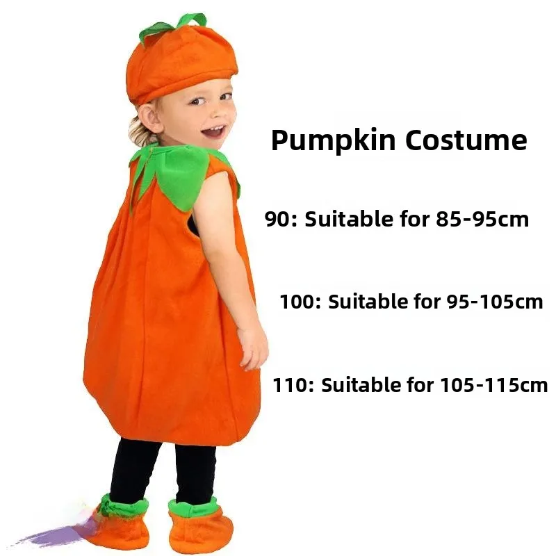 Disfraz de loween en Oferta, Disfraz de Calabaza para Niños, Ropa de Actuación COSPLAY para Niños y Niñas, Disfraz para Re...