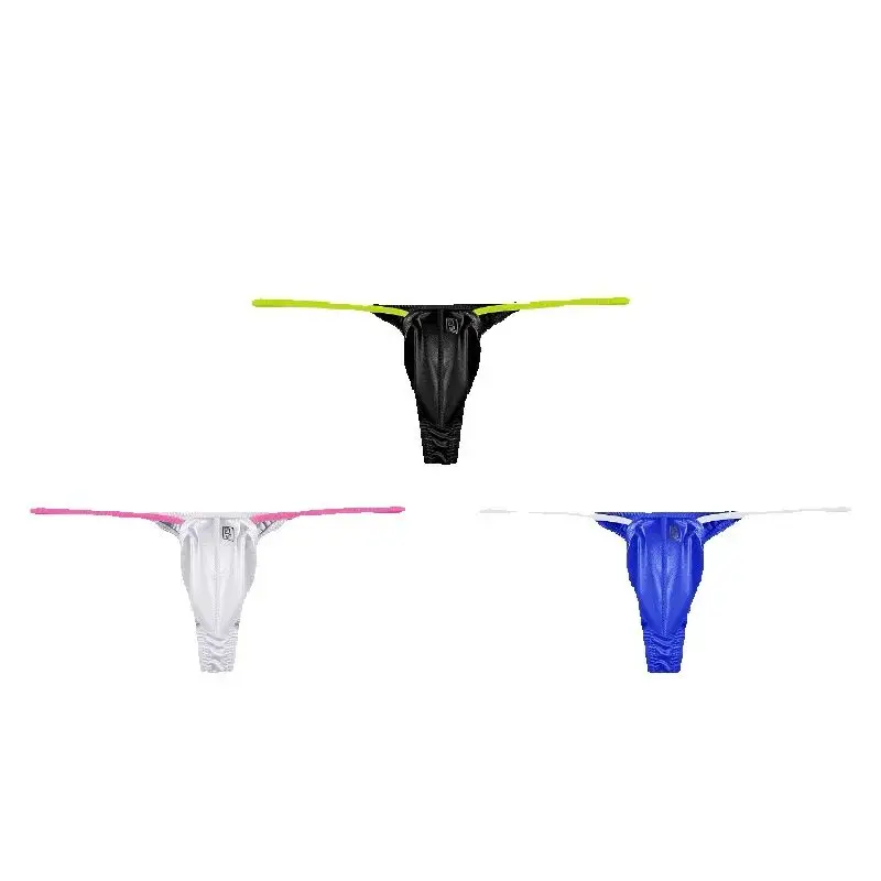 

Men's Panties Sexy Underwear Sissy Thongs Gay Sexy Lingerie Ice Silk Low-Rise Seamless T Panties Men's Thongs Quick Dry