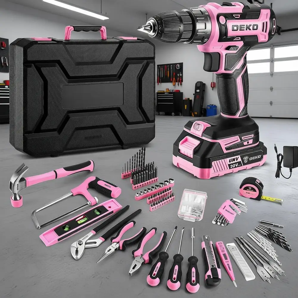 

Аккумуляторная дрель-шуруповерт 20В с батареей и кейсом для инструментов