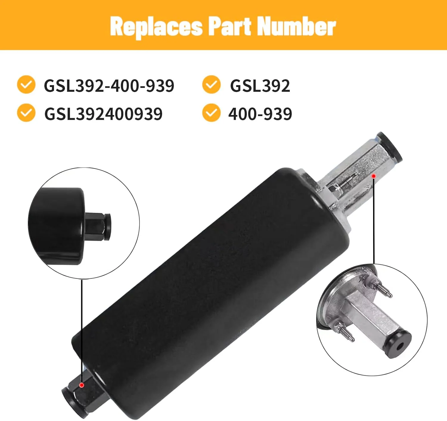 GSL392 255LPH مضخة الوقود المضمنة LS 58 PSI EFI مجموعة منظم مرشح الوقود مع تركيبات 6AN أجزاء مضخة الوقود الخارجية ذات الضغط العالي