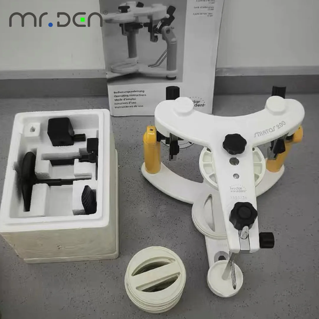 MR DEN STRATOS100 Average Occlusal Splint Fully Semi-Adjustable Frame for Functional Simulation in High Quality Crown and Bridge