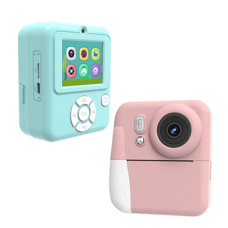 

Kids Camera 1080P HD Instant Print Photo Digital Camera Cute Pink Camera Photo Printer Photography Instant Print Photo Camera