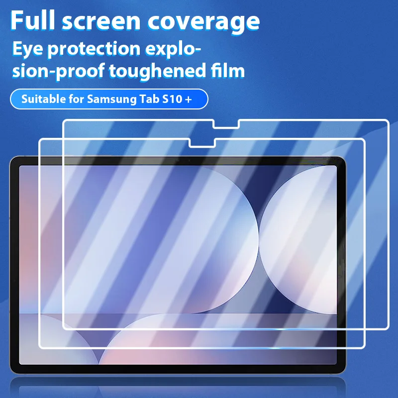 

1/2 шт. Защитная пленка для экрана для Samsung Galaxy Tab S10U S10FE, пленка из закаленного стекла, удобная прозрачная защитная пленка против царапин
