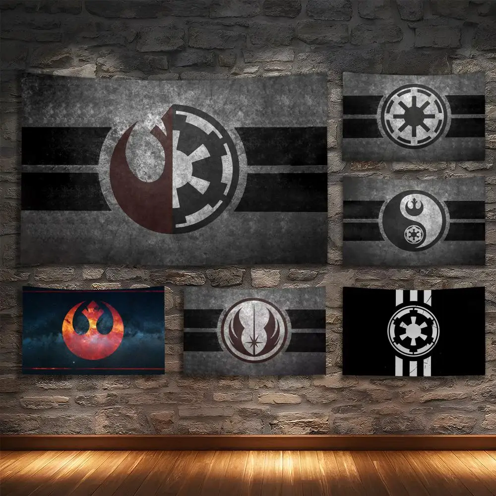 

G-Galactic E-Empire Rebel Tapestry Custom Living Bedroom Party Dormitory interior Wall bohemian Decoration Attached clip