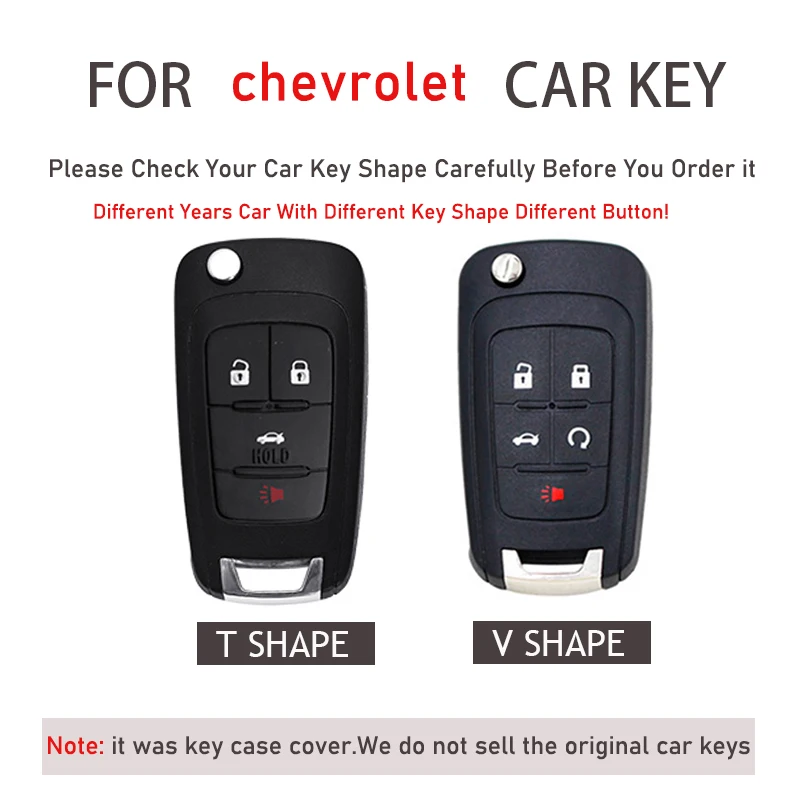 Tpu Car Key Case Cover for Chevrolet Camaro Cruze Equinox Impala Sonic Malibu Spark Trax 2010 2011 2012 2013 2014 2015 2016 2017