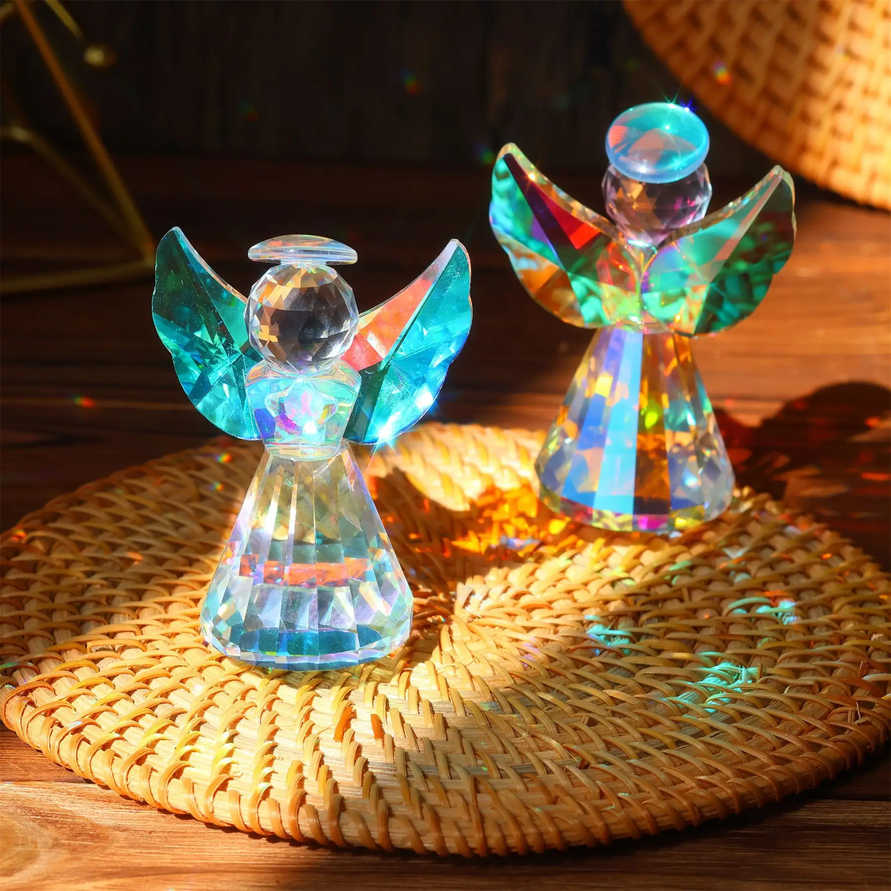 

K9 Crystal Angel Craft Ornament Transparent AB Color Gift Promotion Creative Small Gifts