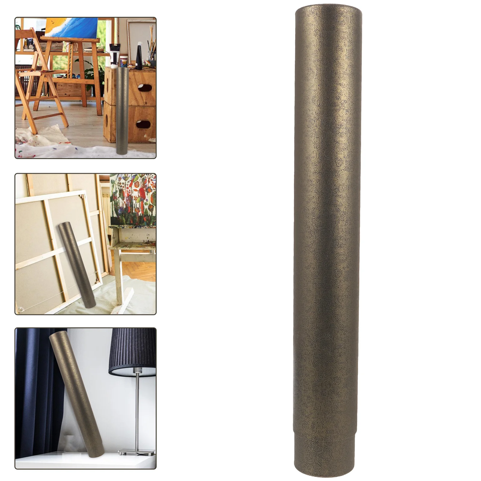 Heavy Duty Poster Storage Tube Expandable Up to 60 Inch Protective Carrying Case for Drawings Documents Reusable