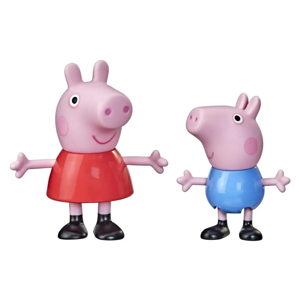 Peppa Pig Peppa George Peppa Pig's Muddy Puddles Swimsuit Suzy George Cartoon Animal Action Figures Toys for Children Figurines