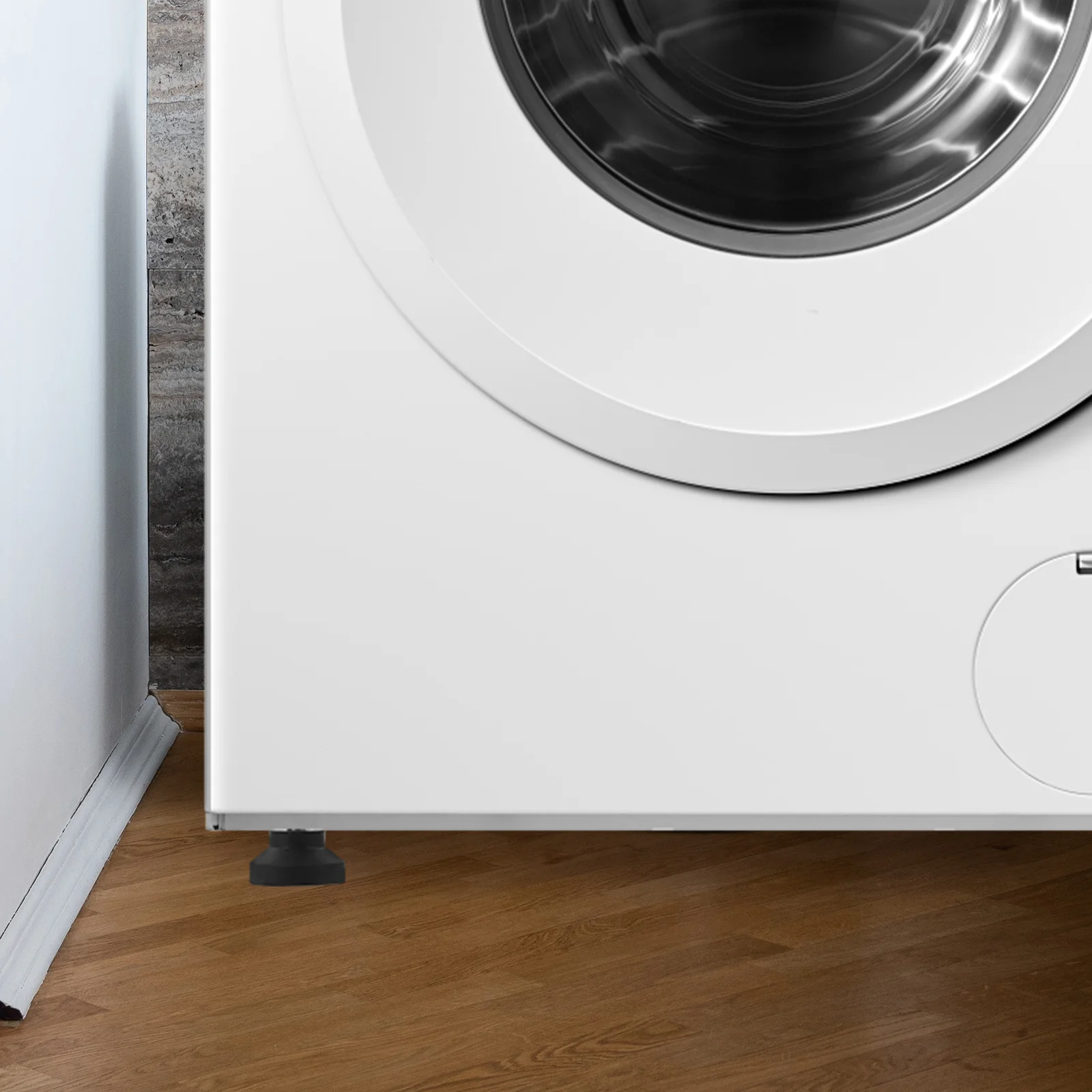 

4Pcs Adjustable Leveling Feet Heavy Duty Threaded Levelers for Furniture Machine Vibration Noise Reduction Cushion Pads