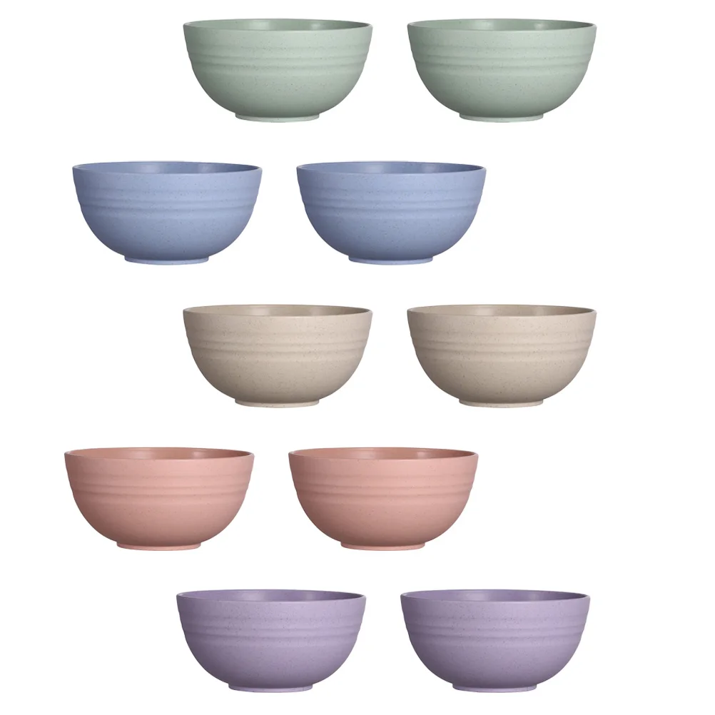 

Salad Bowl Eco Friendly Safe Tableware Rice Soup Bowls Multipurpose Kitchenware Non Toxic