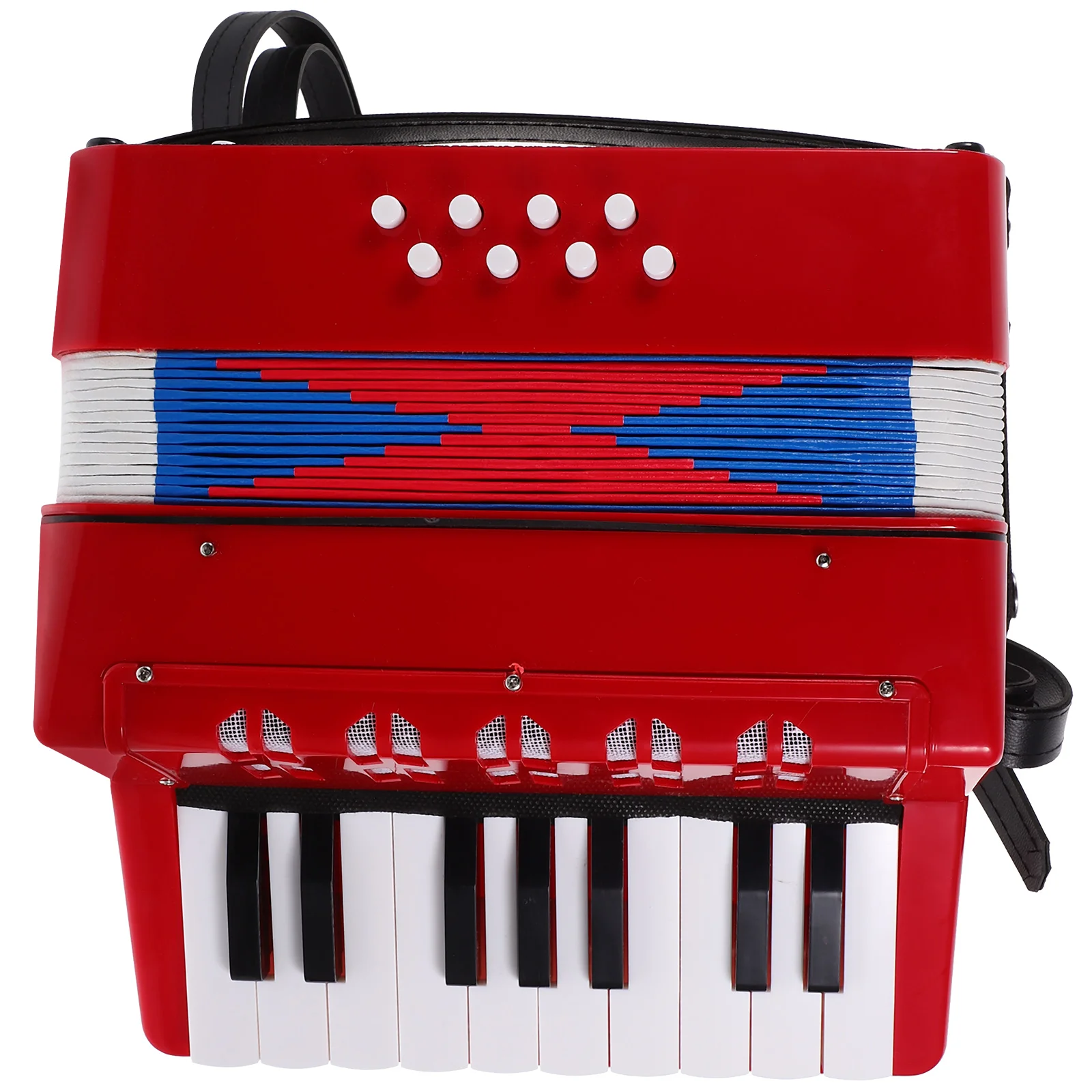 1pc Children Beginner Practice Accordion Student Professional Musical Instrument (Red) Kids Accordion