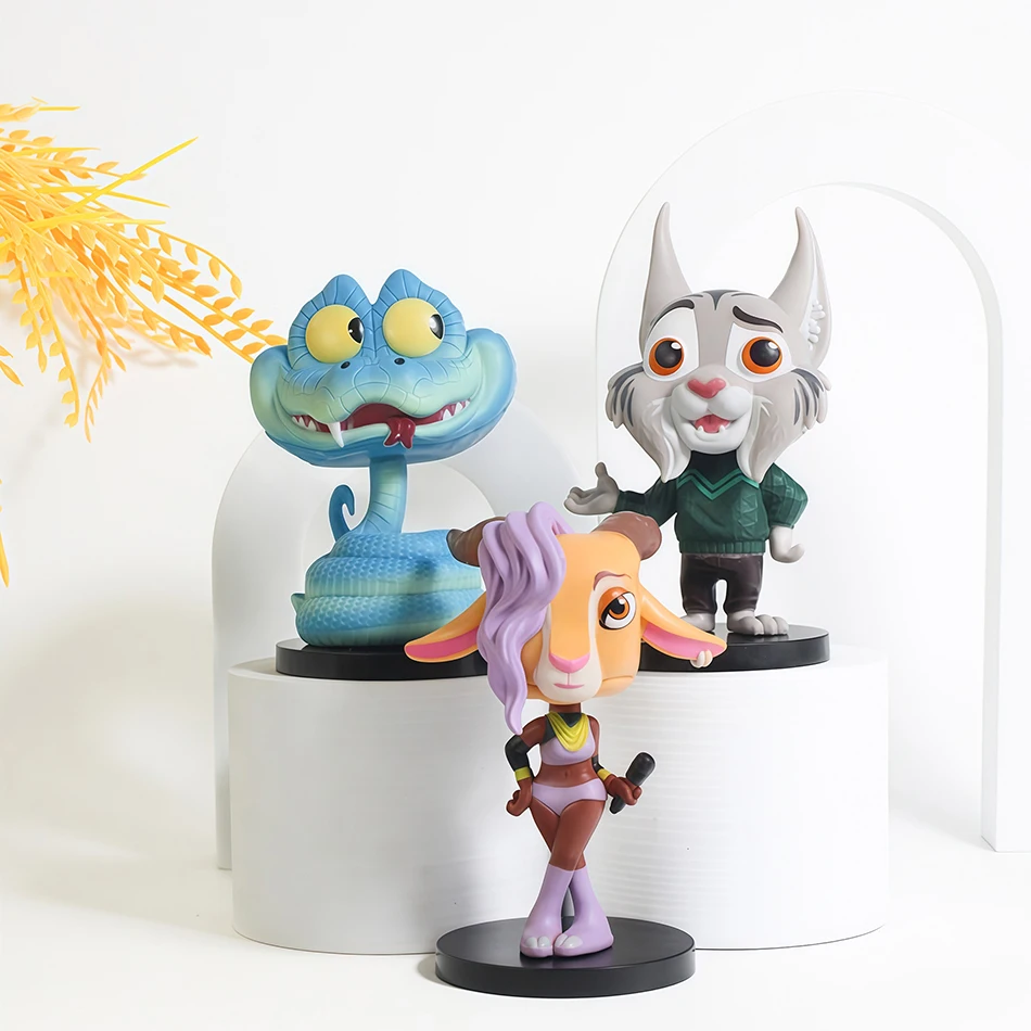 Heißer Film Serie Verrückte Tiere Q Version Anime Action-figuren PVC Sammlung Ornamente Modell Spielzeug Kreative Zubehör Geschenke Spielzeug