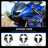 오토바이 액세서리 고정 날개 페어링 Yamaha YZF R6 2017-2022 용 소형 Winglets 스포일러 공기 역학적 날개 2
