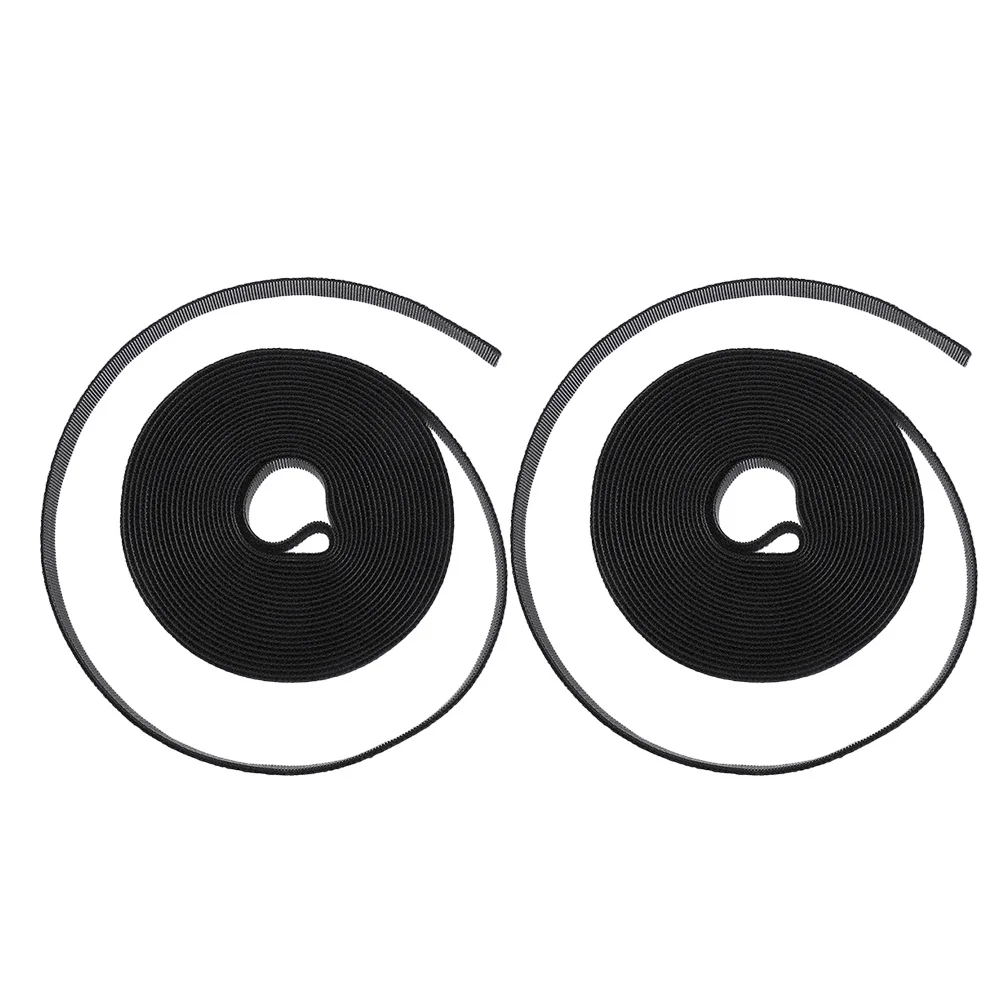 

2 Rolls Cable Tie Data Cable Wire Strap Reusable Hook Loop Cord Strap for Network Power Cord Management Wire Ties Straps