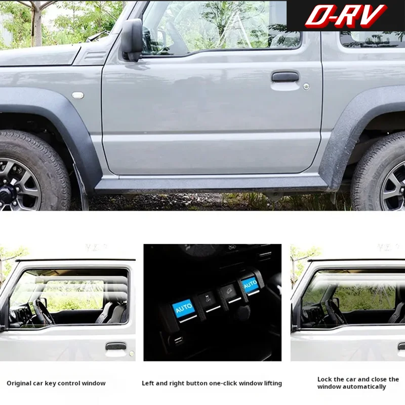 For Suzuki Jimny JB64 JB74 2019 2020 3door Car Automatic Window Closer Closing & Open Control by Remote Smart Lifter Accessaries