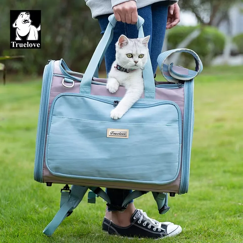 

Truelove Pet Carrier Bag for Cats And Dogs Breathable Travel Bag for Outdoor Trips TLX2971