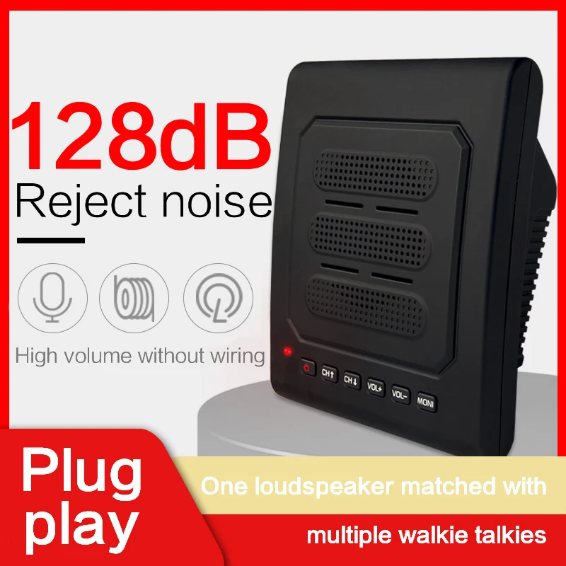 KSUN トランシーバーラジオスピーカーハイパワー大音量ワイヤレス音響機器アンプスピーカーマイク付き