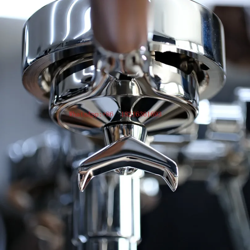 

Double Mouth Coffee Handle Espresso Bottomless Extraction Flat Horn Removable E61