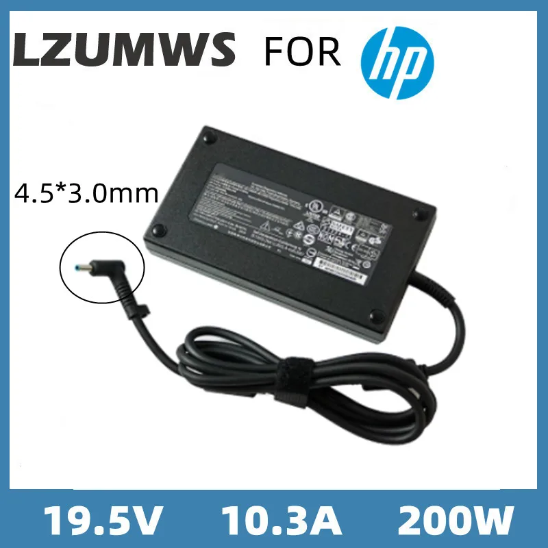 19.5V 10.3A 200W 4.5*3.0MM Laptop Adapter For HP ZBook 17 G3 G4 TPN-CA03 A200A008L 815680-002 835888-001 15-CE004LA Power Supply