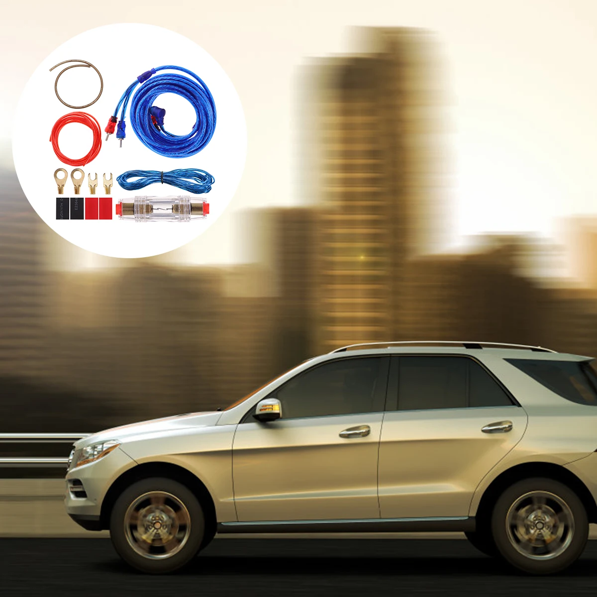 

Car Power Cord Power Amplifier Cable Amplifier Cable Kit Car Cable Amplifier Install Wires Car Accessories