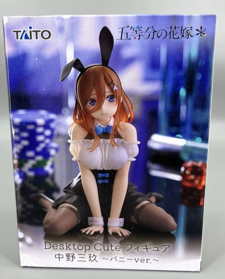 10CM Anime The Quintessential Quintuplets Figure Nakano Miku Nino Ichika Itsuki Bunny Girl Style Static Toys PVC