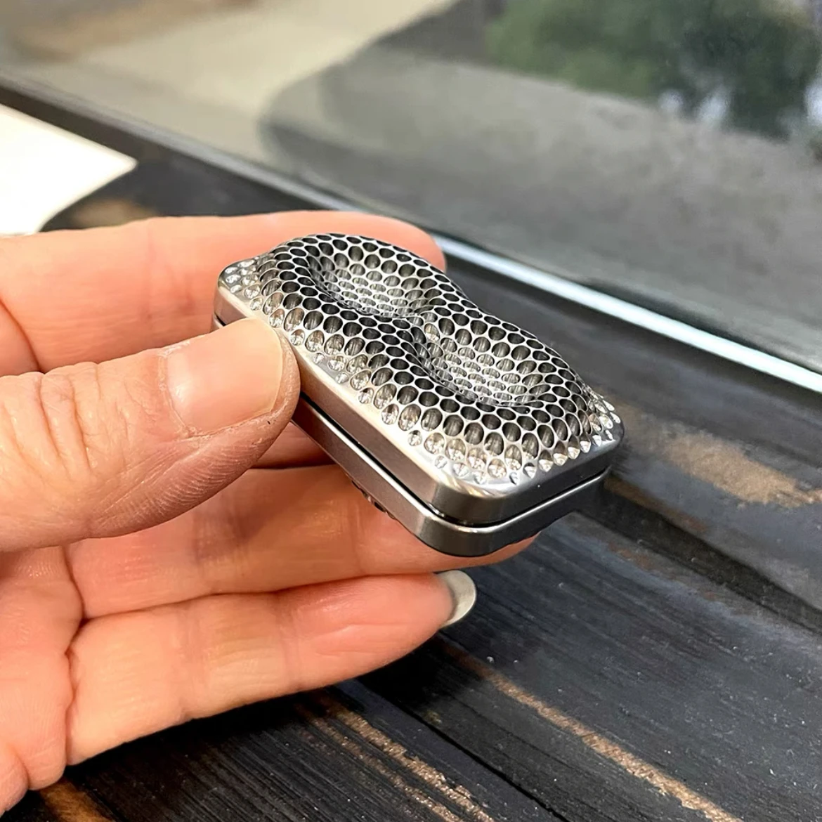 Super8 EDC Fidget Spinner Slider Metalen Zirkonium Titanium Legering Anti Stress Speelgoed Zintuiglijke ADHD Focus Tool