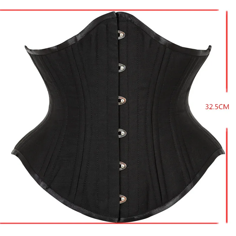 Women Waist trainer Gothic Underbust Corset Waist Cincher Bustiers Tops Shape Body sexy lingerie Slimming Belt