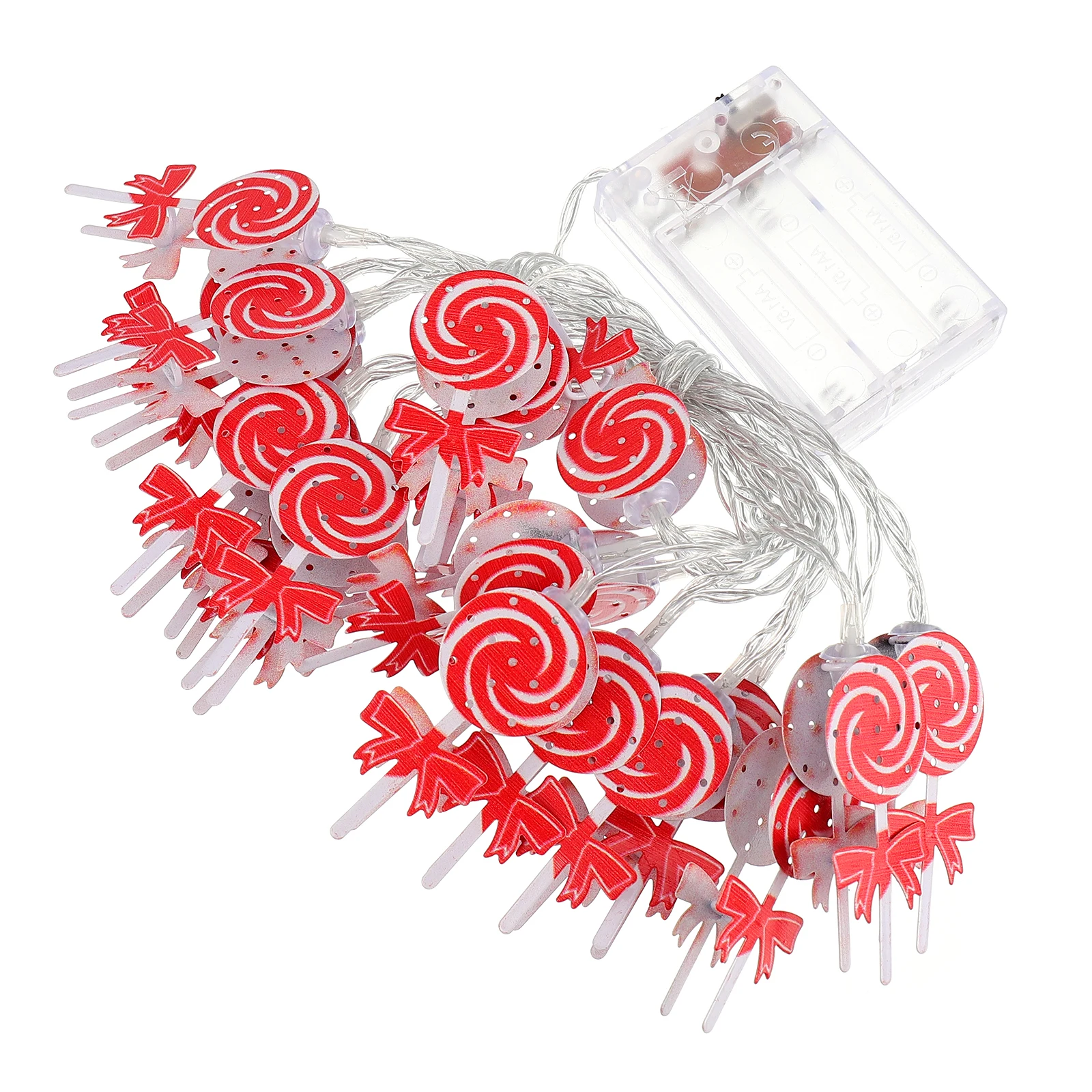 

Candy Shaped String Lights Decorative Christmas Lamp Iron Garland Home Light String Decor Garden Xmas Lighting