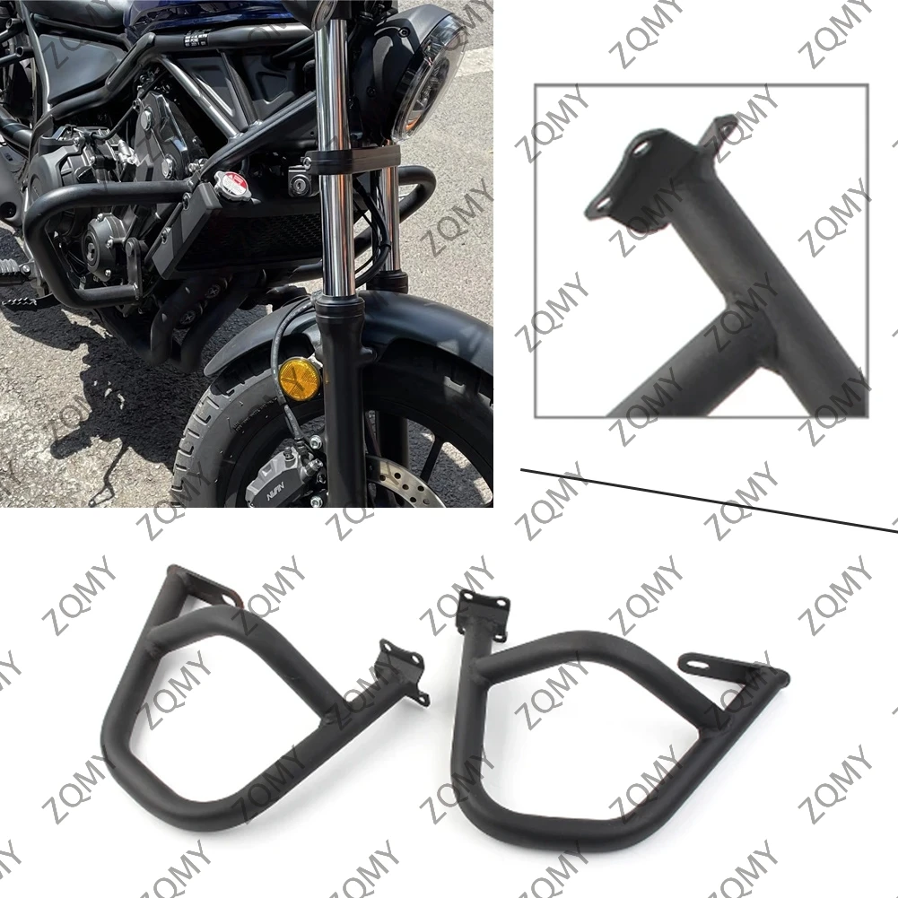 

CMX300 2021-2022 Motorcycle Engine Guard Crash Bar Body Frame Protector 1Pair For Honda Rebel CMX300 21-22