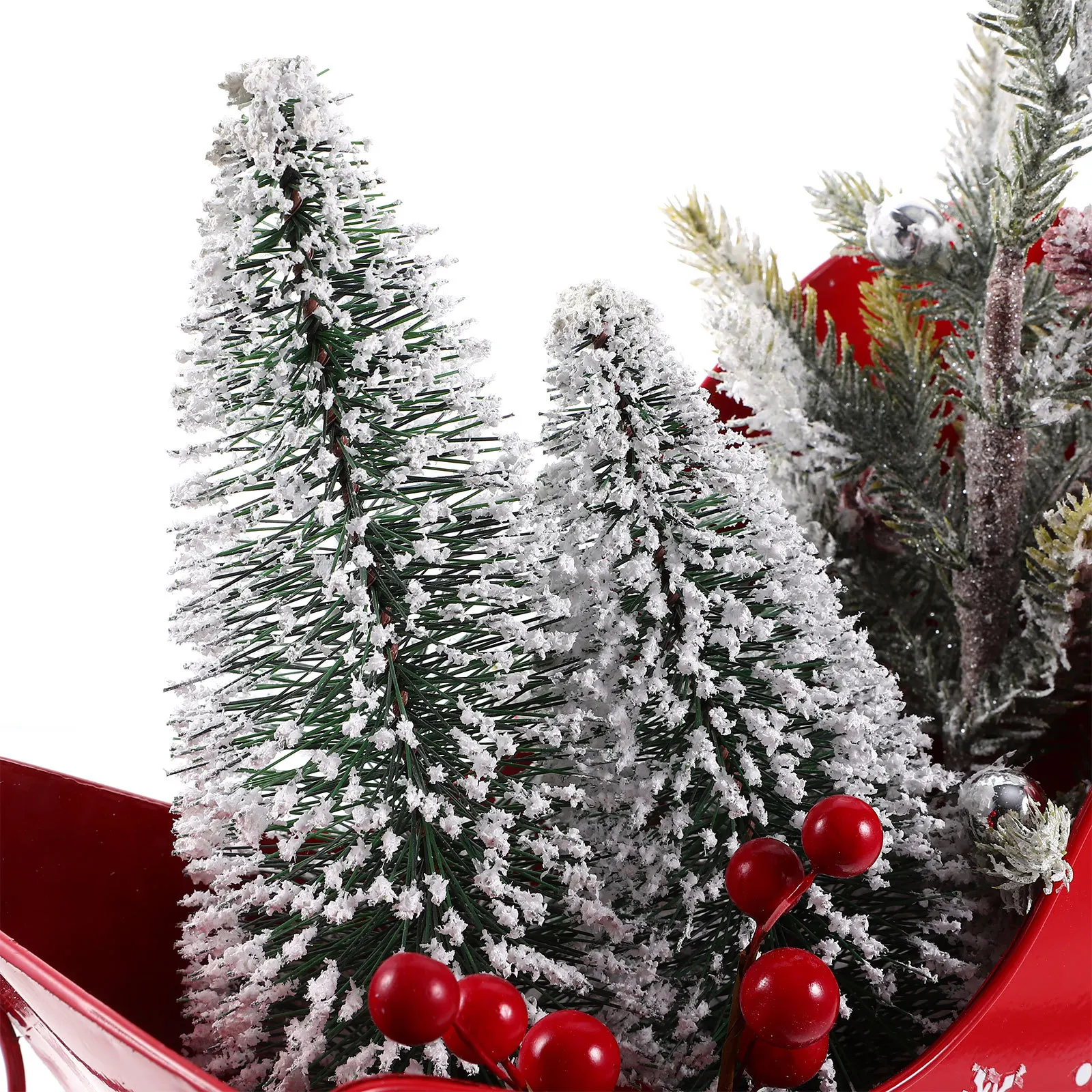 

Christmas Sleigh Decoration Desktop Holiday Ornament For Xmas Party Scene Layout Christmas Sleigh Decorations Festive