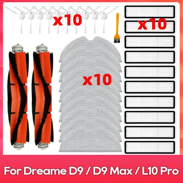 Fit For ( Dreame D9 Max, L10 Pro, D9 Pro, D9 Mistral Pro, Trouver