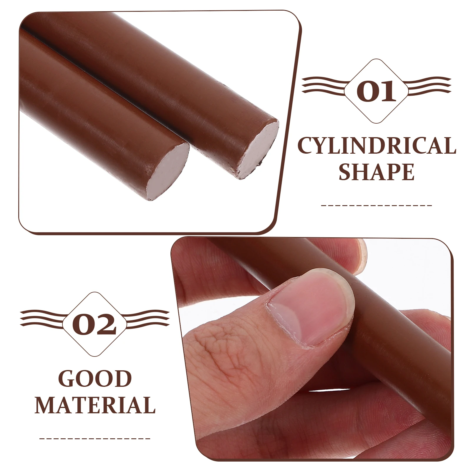 

2pcs Wood Wax Sticks For Scratches Holes On Wooden Furniture Easy Fix Match All Finishes Furniture Repair Kit Marker Pen Scratch