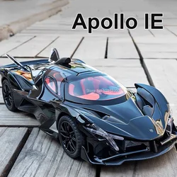 Apollo modelo de carro de liga, brinquedos de carros super esportivos, diecasts de simulação, veículos de brinquedo, decoração para crianças, meninos, presentes de Natal