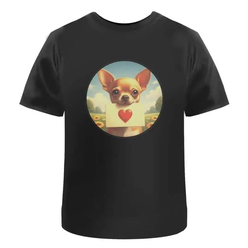 

Chihuahua Love Note' Cotton T Shirt Ta053013