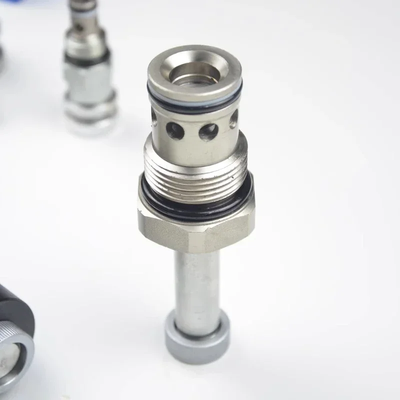 2-position 2-way Normally Closed Threaded Hydraulic Cartridge Pressure Maintaining Solenoid Valve DHF16-220 SV16-20 NCP - Image 4