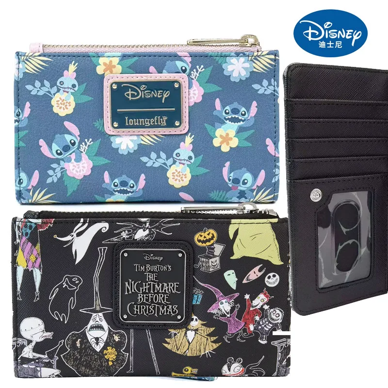 

New Disney Loungefly Stitch Cosplay Mini Children Backpack Fashion Anime Cartoon Nightmare Christmas Character School Bag Purse