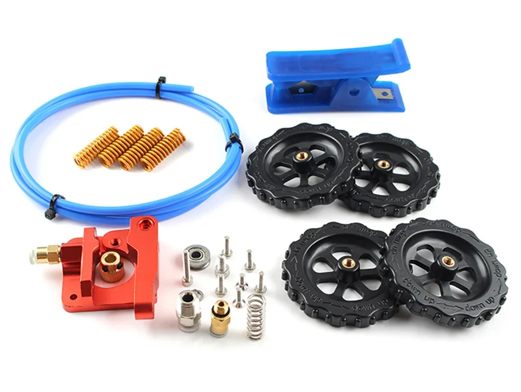 

3D Printer Accessories MK8 Extruder 1.75mm+ PTFE Bowden Tubing + Spring + Cutter Knife Kit for Ender 3/5/CR10