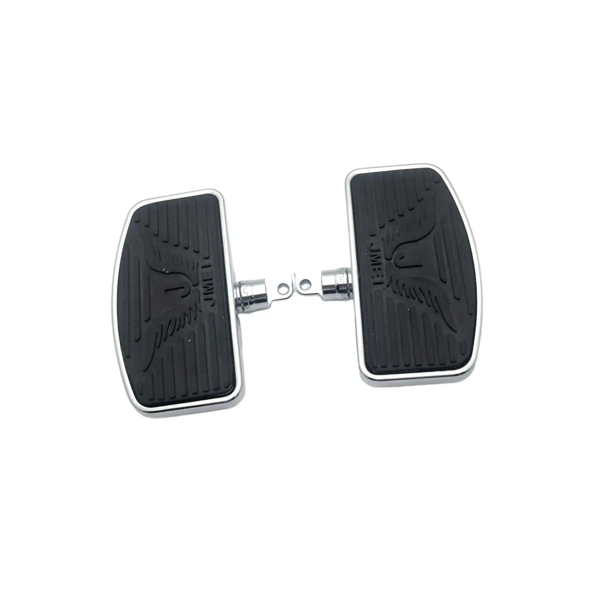 

1-Pair Motorbike Rear Passenger Foot Mats For Harley Sportster 883 1200