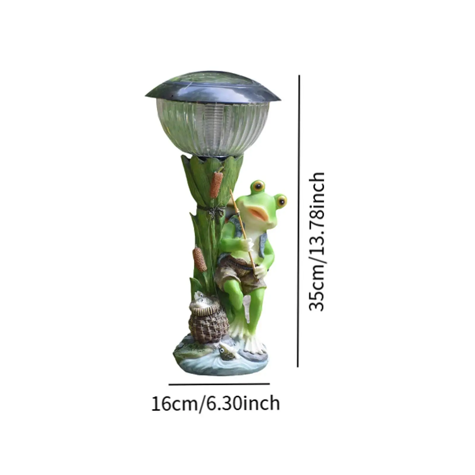 Statue de grenouille solaire, cadeau de pendaison de crémaillère, décor de jardin pour cour, extérieur de pelouse