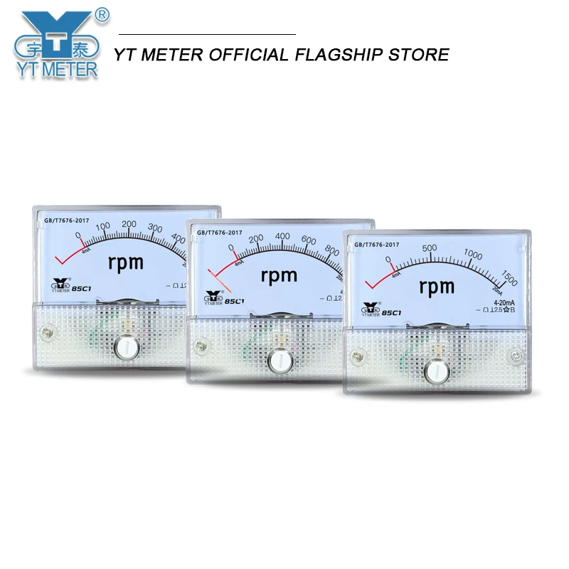 85C1 4-20mA Input analog tachometer 500rpm 1000r/min 1500r/min pointer inverter