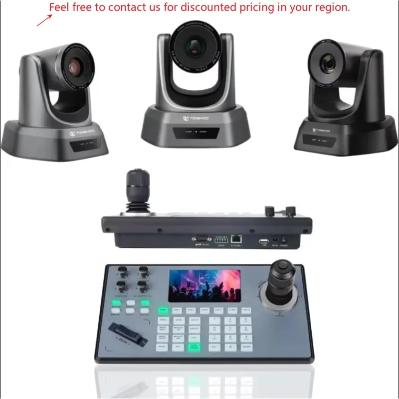 

Live Streaming PTZ Camera 20X Zoom POE And 4D Joystick Controller High Speed For Conference Broadcast Church Streaming SDI