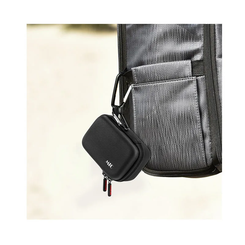 Caso de armazenamento portátil saco do plutônio à prova dwaterproof água bolsa ao ar livre anti-gota caso de transporte para dji mic microfone sem fio acessórios