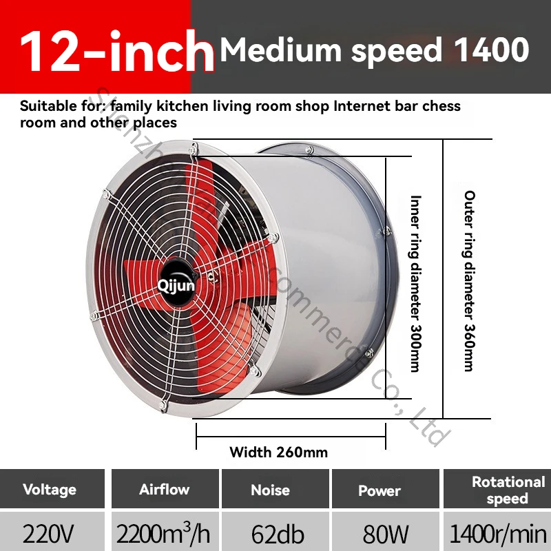 

Pipeline Ventilation Fan, Powerful Exhaust Fan Factory Axial Flow Fan, Pipeline Fan, Exhaust Fan