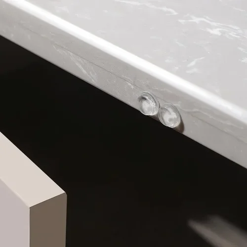 Imagen 2 del producto Tope de puerta transparente autoadhesivo, amortiguador de goma, parachoques de gabinete, cojines protectores de puntos de silicona para muebles, 1000/100 Uds.