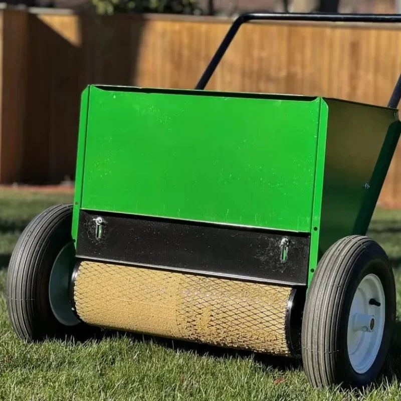 Manual Walking Broadcast Spreader Yard & Garden Distribution Gear