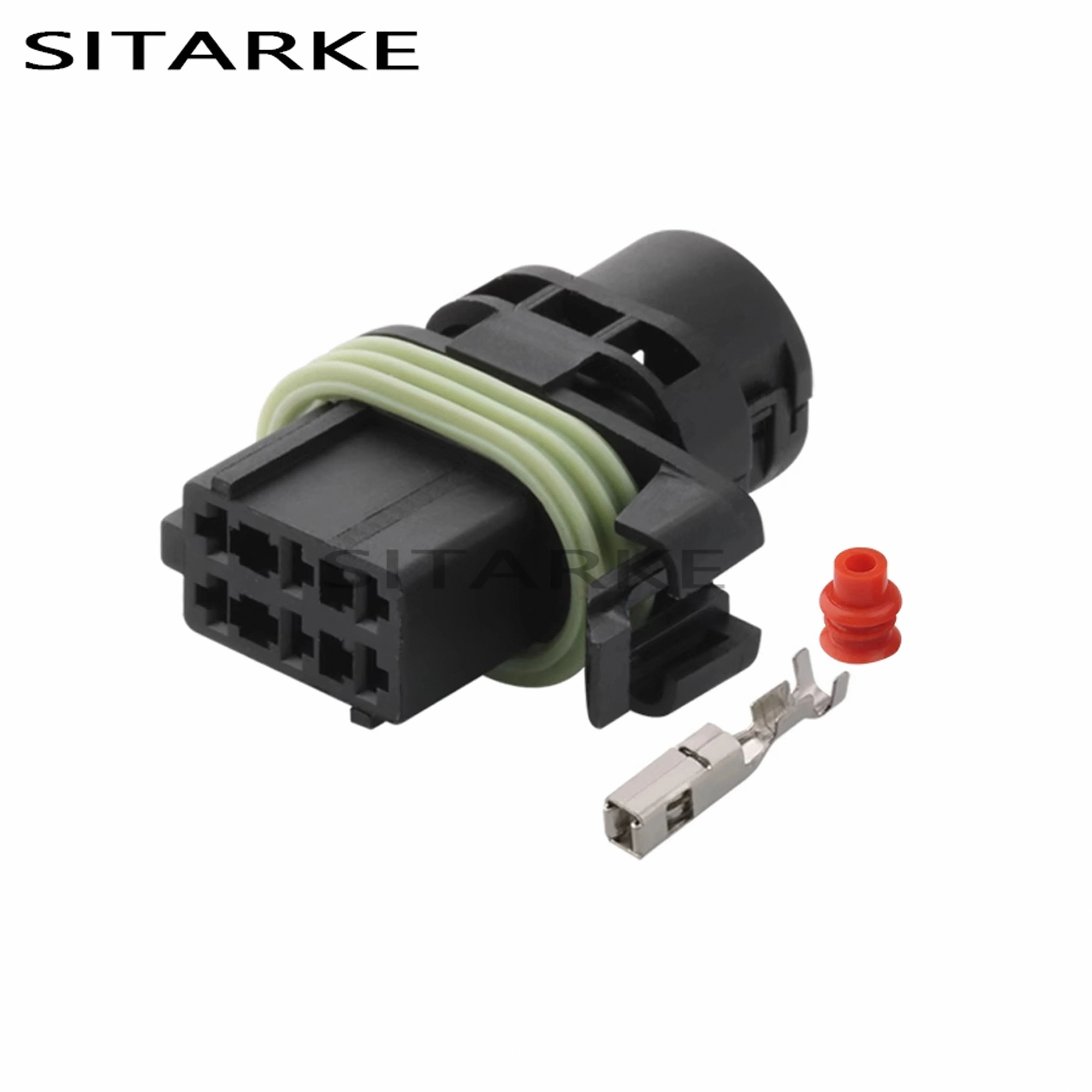 6 Pin FCI Waterproof Automotive Electrical Cable Connector 211PC063S0003 211PL063S0003 Plastic Housing Fuel Pump Tank Clio Plug