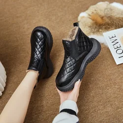 2022 Winter Women's Snow Boots New Fashion Thick Soled Anti Slip Fashion Warm Ankle Boots Women's Shoes Womens Boots