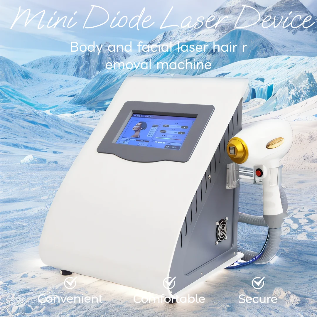 

3 Wavelength Home Use 808nm Diode Laser Hair Removal Machine Professional kim 8 Cooling Ice Painless Depilation Device