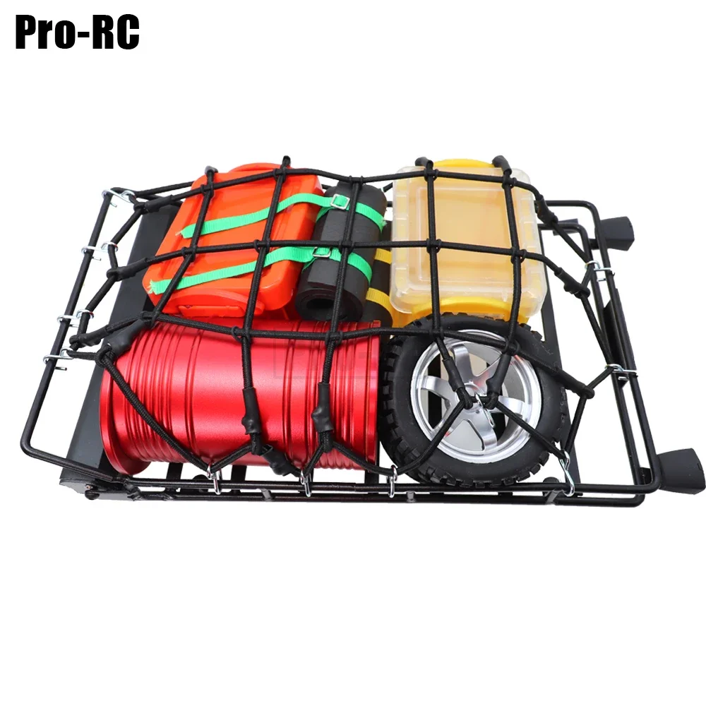 1Pcs 138*115mm Elastic Luggage Net Black for RC Rock Crawler Car 1/10 AXIAL SCX10 MN99S D90 Accessories