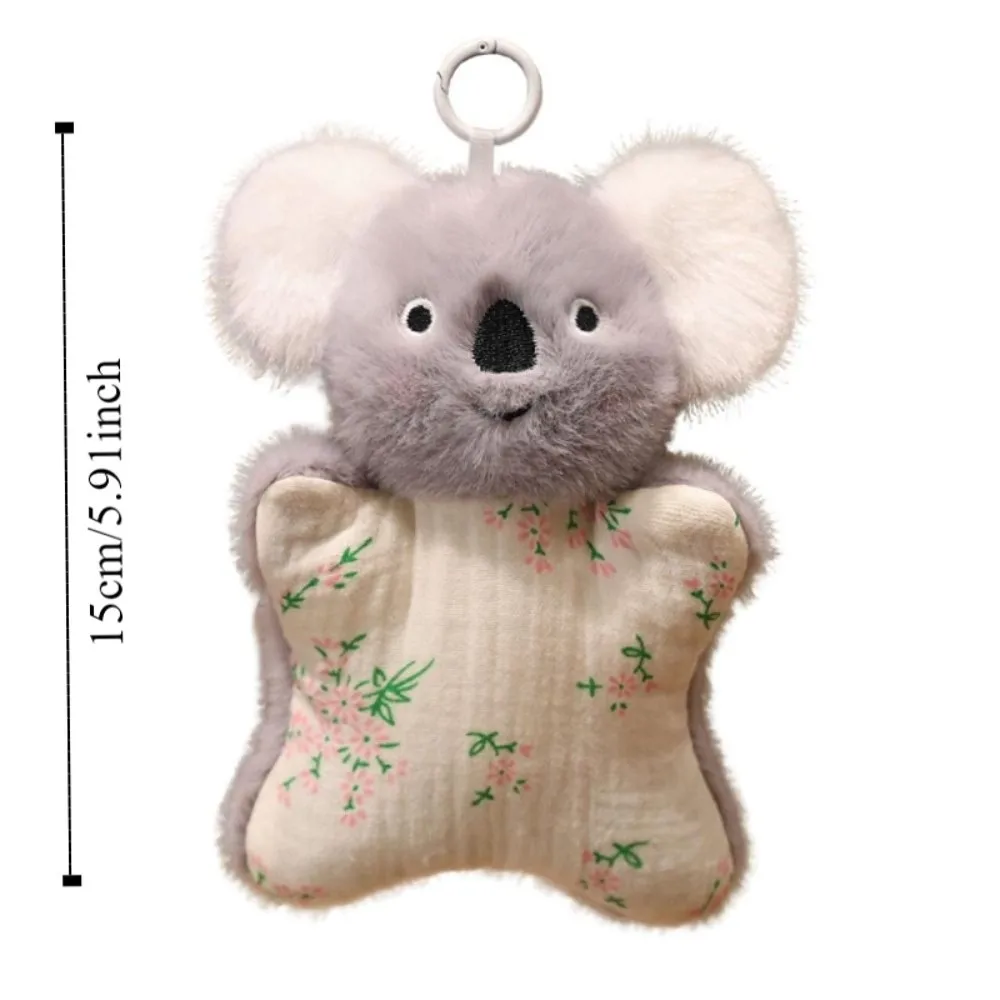 Zoete Simulatie Capibara Vingerpop Pluizige Zachte Panda Pluche Hangers Kawaii Schattige Pluche Konijn Pop Hanger Hangende Ornamenten